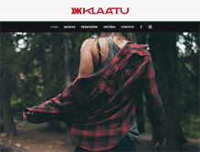 Tablet Screenshot of klaatu.com.br